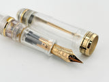 Aurora Large 88 Demonstrator Limited Edition Fountain Pen - Gold-Plated Trim - Medium 18kt Gold Nib