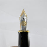 Pelikan M800  Brown  Striped Barrel/Solid Brown Cap  Fountain Pen - Medium 18kt Gold Nib