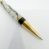 Parker Duofold Lustrous Pearl & Black Ballpoint Pen