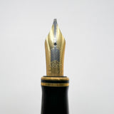 Parker Centennial (Largest Size) Marbled Maroon Duofold Fountain Pen (1989) - Broad Oblique (#89) 18kt Gold Nib