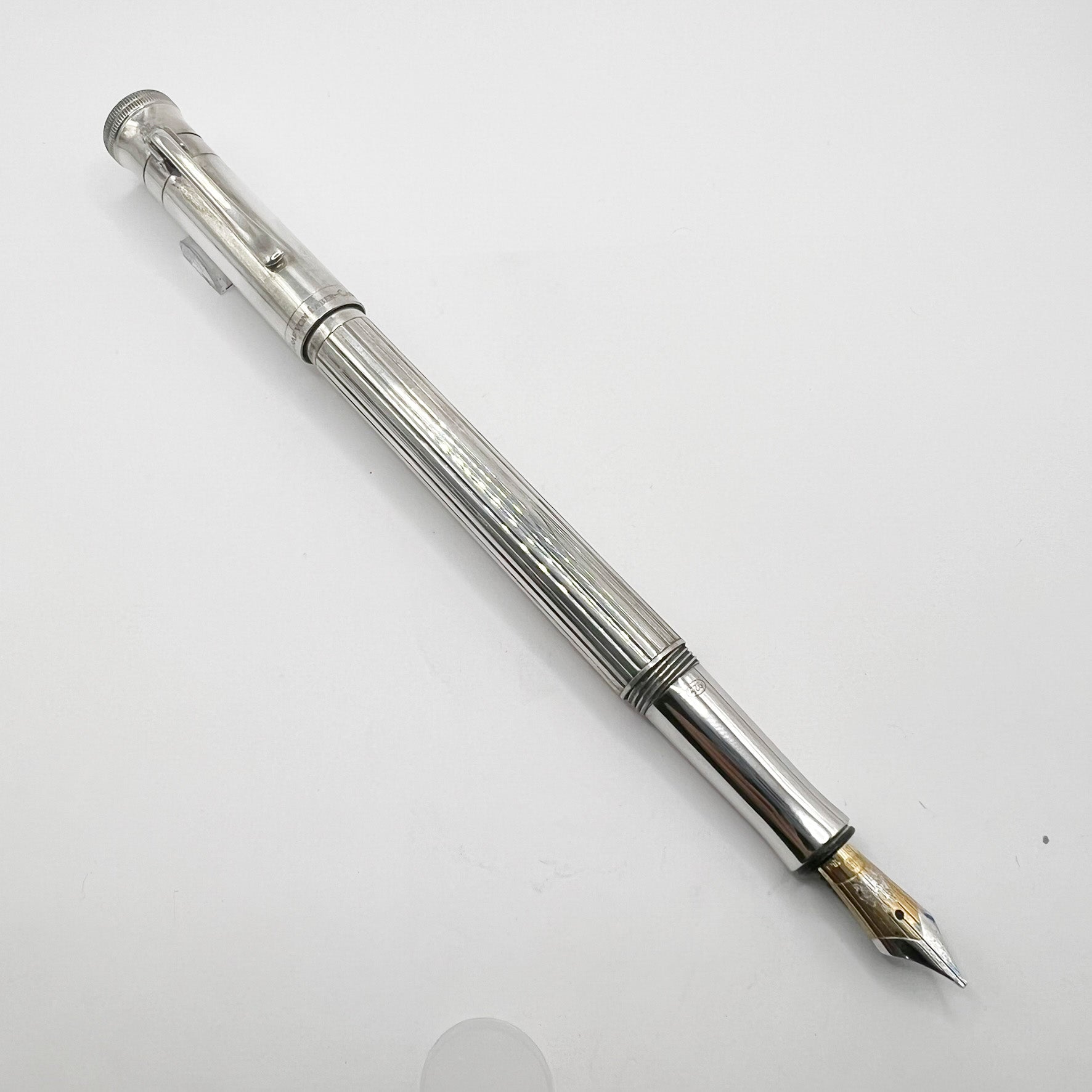Graf von Faber Castell Sterling Silver Classic Fountain Pen