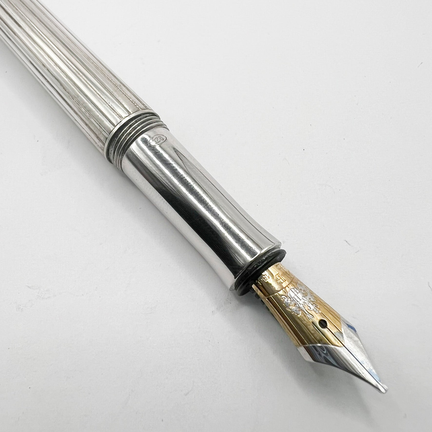 Graf von Faber Castell Sterling Silver Classic Fountain Pen