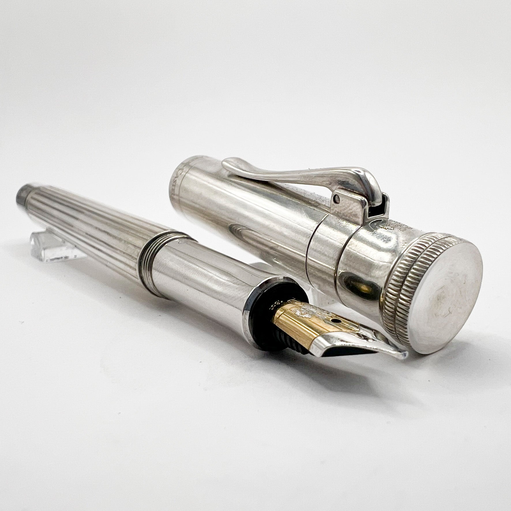 Graf von Faber Castell Sterling Silver Classic Fountain Pen