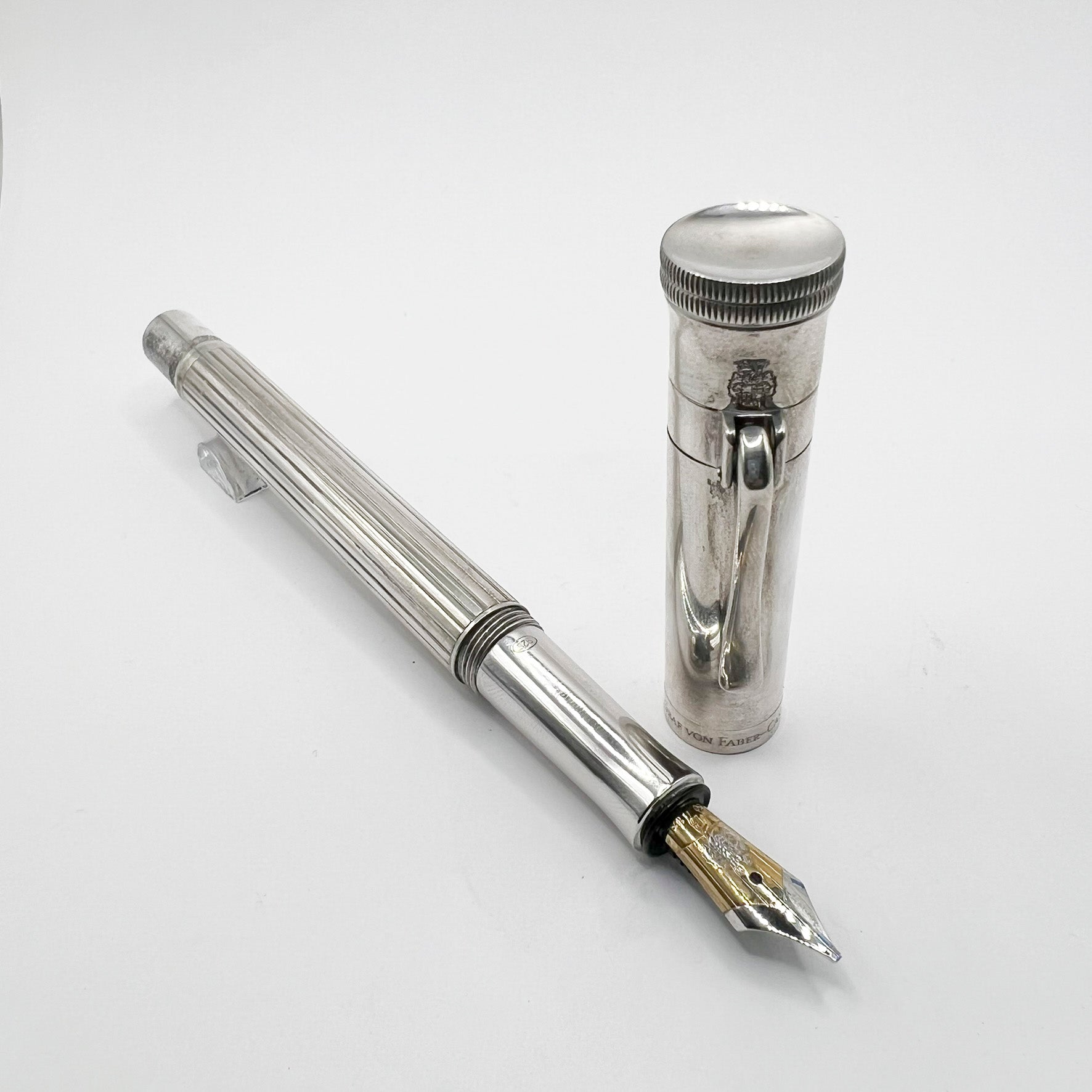 Graf von Faber Castell Sterling Silver Classic Fountain Pen
