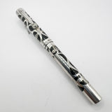 Sheaffer Nostalgia Sterling Silver Filigree Fountain Pen - Medium 18kt Gold Nib