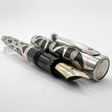 Sheaffer Nostalgia Sterling Silver Filigree Fountain Pen - Medium 18kt Gold Nib