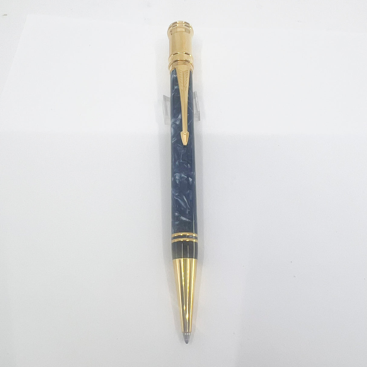Parker Duofold  Marble Blue Ballpoint Pen