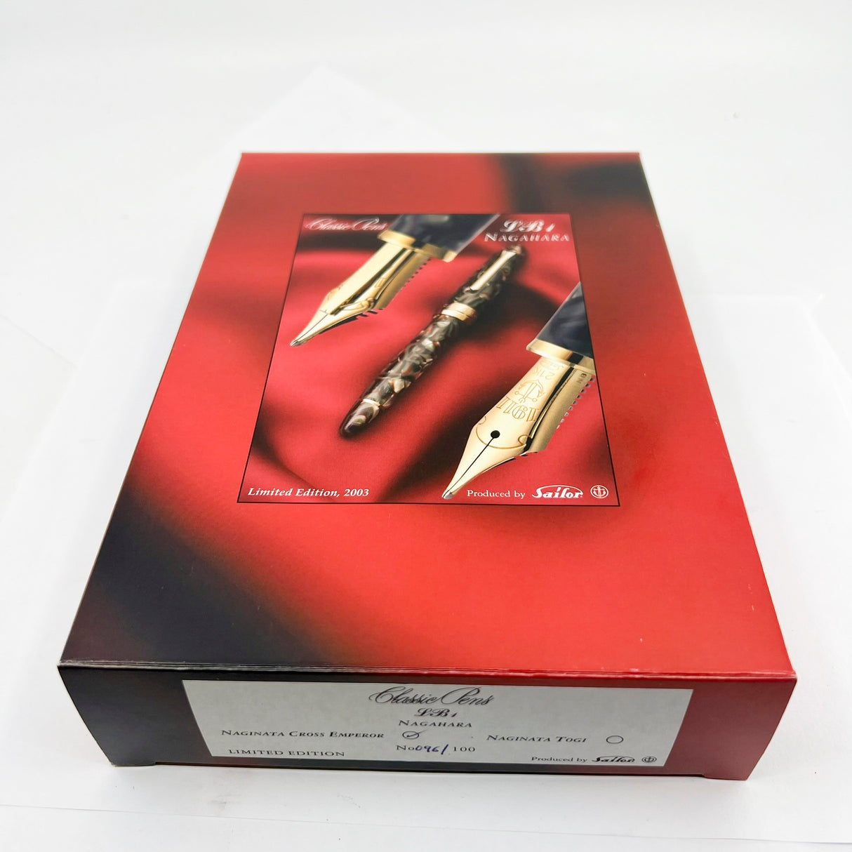 Classic Pens LB1 - The "Nagahara" by Sailor   #96/100 - A Naginata Cross Emperor Broad 21kt Gold Nib (2003)!