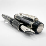 Parker Duofold Black Mosaic Centennial(Largest) Fountain Pen - Medium 18kt Gold Nib