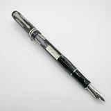 Parker Duofold Black Mosaic International Fountain Pen - Medium 18kt Gold Nib