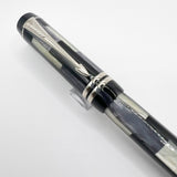 Parker Duofold Black Mosaic International Fountain Pen - Medium 18kt Gold Nib