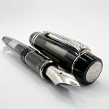 Parker Duofold Black Mosaic International Fountain Pen - Medium 18kt Gold Nib