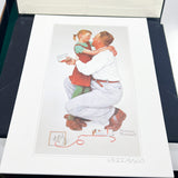 Parker Norman Rockwell Duofold Centennial Limited Edition Unique Swirly  Black & Pearl Fountain Pen - Medium 18kt Gold Nib -  Trim Rings and the Cap Top Medallion are Solid 18k Gold!