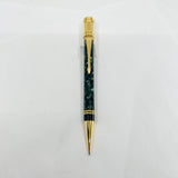 Parker Duofold Green Marble Mechanical Pencil  0.9mm - Circa 1991