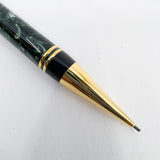Parker Duofold Green Marble Mechanical Pencil  0.9mm - Circa 1991
