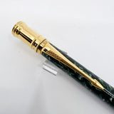 Parker Duofold Green Marble Mechanical Pencil  0.9mm - Circa 1991
