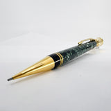 Parker Duofold Green Marble Mechanical Pencil  0.9mm - Circa 1991