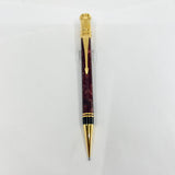 Parker Duofold  Marble Maroon Mechanical Pencil  0.9mm - Circa 1991