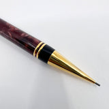 Parker Duofold  Marble Maroon Mechanical Pencil  0.9mm - Circa 1991
