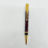 Parker Duofold  Marble Maroon Ballpoint Pen - Circa 1991
