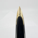 Waterman Carene  Deluxe Gold-Plated Cap/Green Lacquer Barrel Fountain Pen - Fine 18kt Gold Nib
