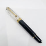 Aurora Large #88 Sterling Silver Cap Fountain Pen - Medium 14kt Gold Nib
