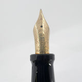 Aurora Large #88 Sterling Silver Cap Fountain Pen - Medium 14kt Gold Nib