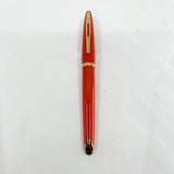 Waterman Carene  Orange Coral Lacquer Fountain Pen - Extra Fine 18kt Gold Nib