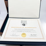 Parker Norman Rockwell Duofold Centennial Limited Edition Unique Swirly  Black & Pearl Fountain Pen - Medium 18kt Gold Nib -  Trim Rings and the Cap Top Medallion are Solid 18k Gold!