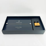 Delta  DolceVita Mid-size, Piston Fill .925 Sterling Silver Trim Fountain Pen -  Medium 14kt Gold Nib