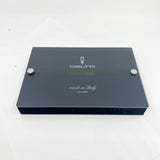 Delta  DolceVita Mid-size, Piston Fill .925 Sterling Silver Trim Fountain Pen -  Medium 14kt Gold Nib