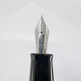 Delta  DolceVita Mid-size, Piston Fill .925 Sterling Silver Trim Fountain Pen -  Medium 14kt Gold Nib