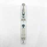 Pelikan M805 Clear Demonstrator Fountain Pen -  Names of Pen Components Engraved by Pelikan on Barrel - Extra Fine 18kt Gold Nib