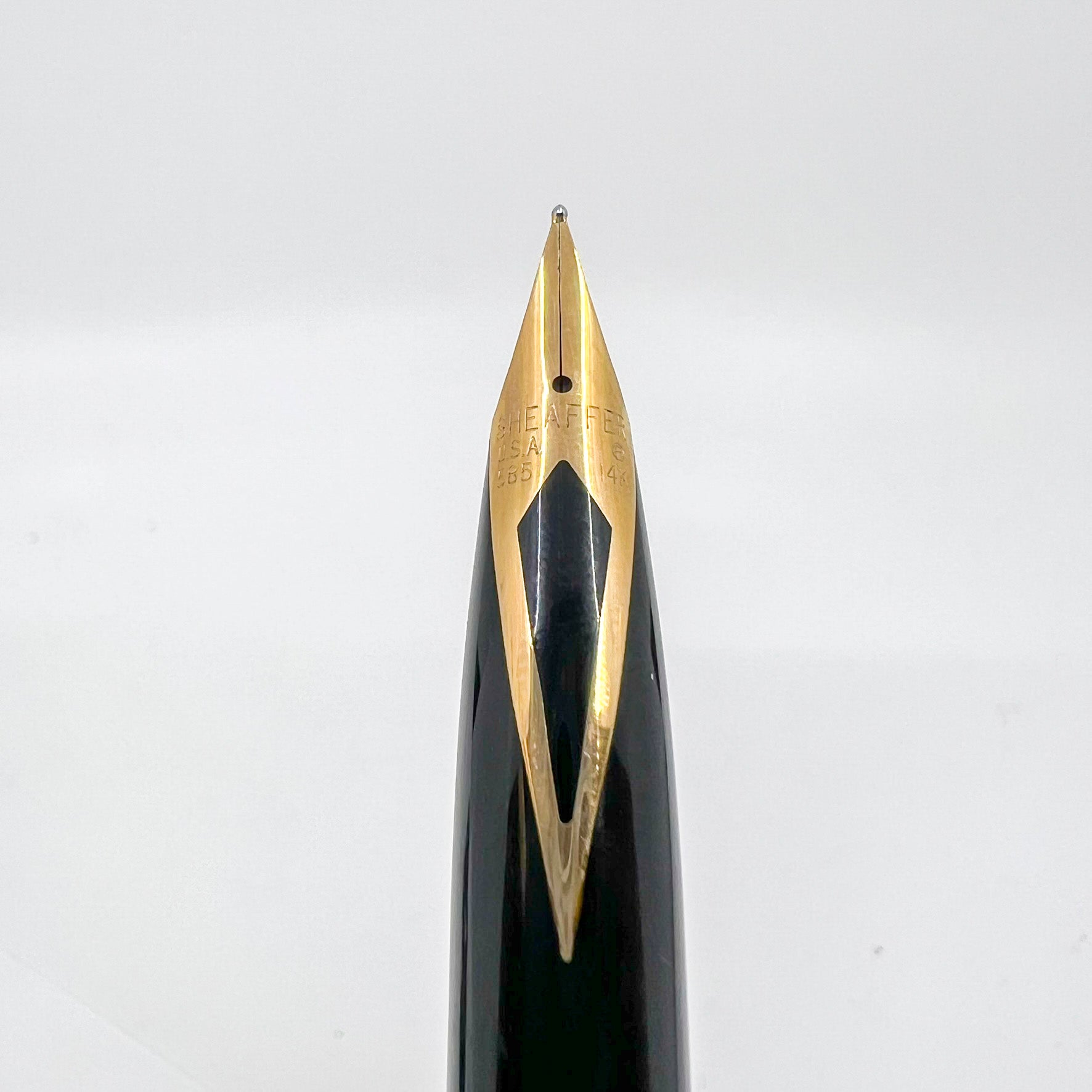 Sheaffer Full Size Targa Matte Black Fountain Pen - Medium 14kt