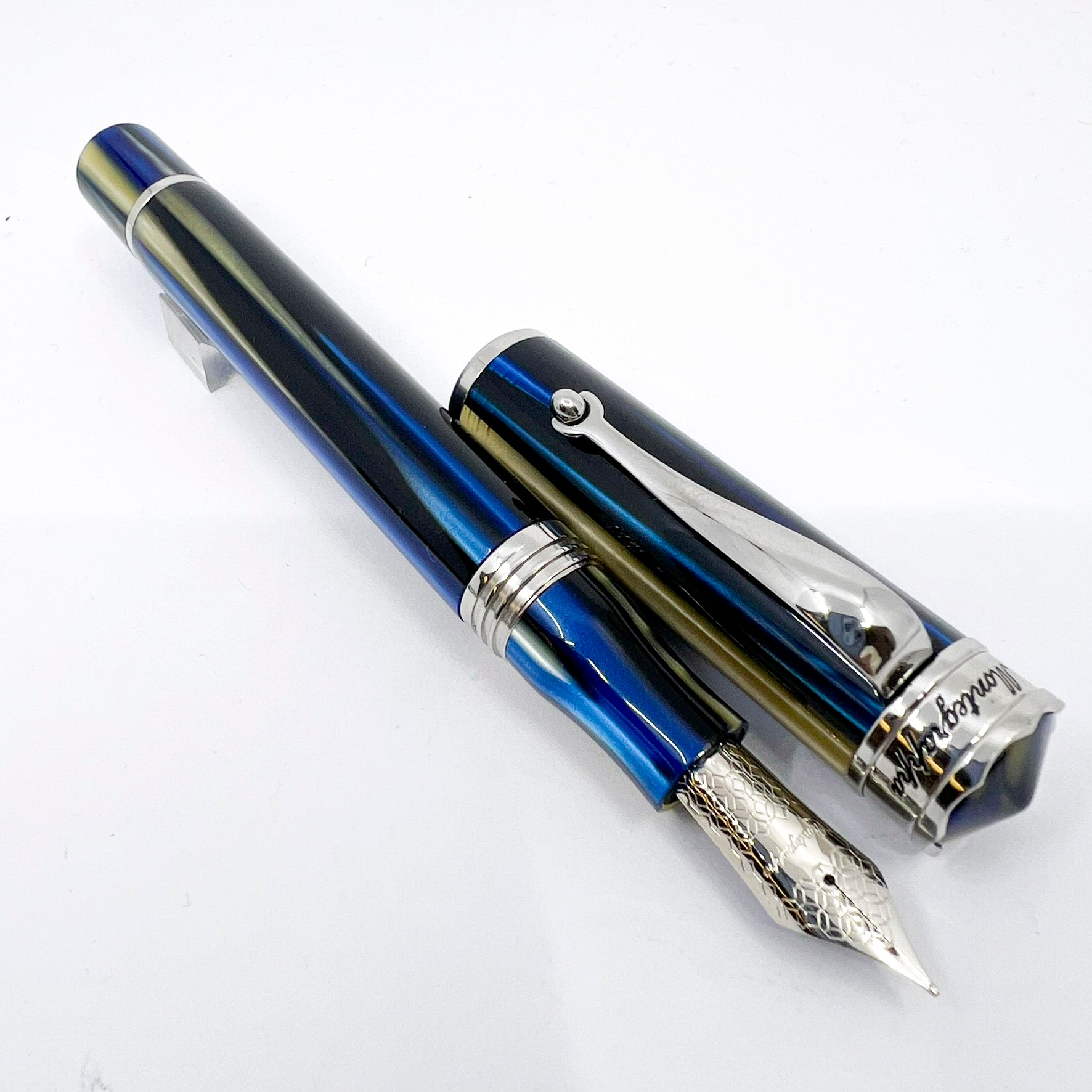 Montegrappa Ducale Murano Mare Fountain Pen - Medium Stainless