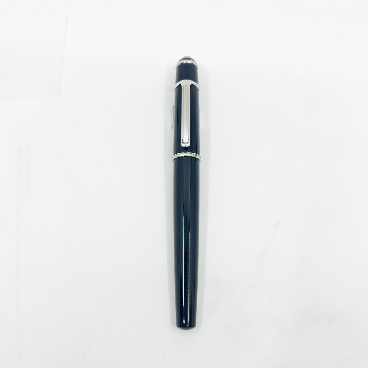 Cartier Diabolo Black Rollerball - Platinum-Plated Trim