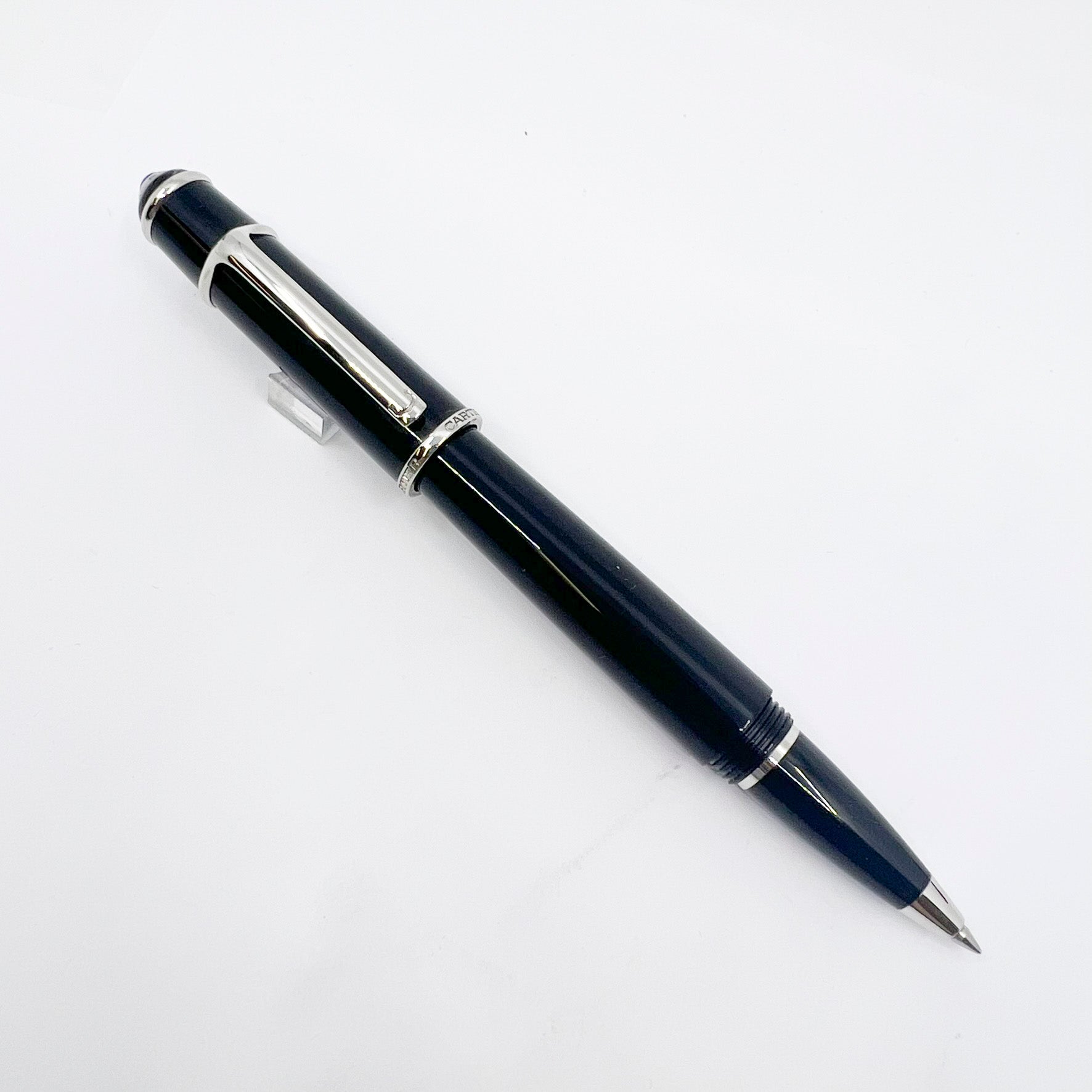 Cartier Diabolo Black Rollerball - Platinum-Plated Trim – Fountain