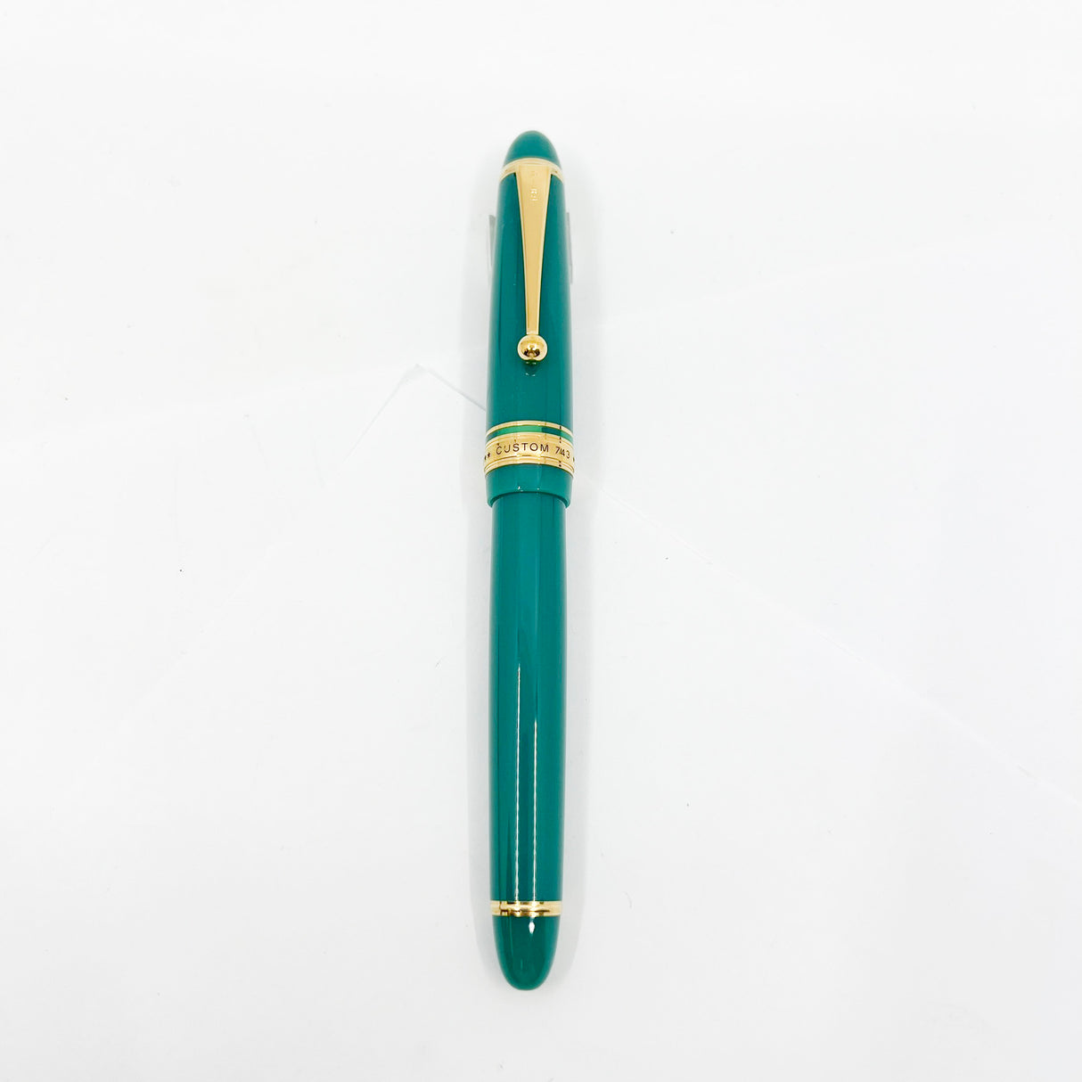 Pilot Custom 743 Verdigris Fountain Pen - Medium #15 14kt Gold Nib