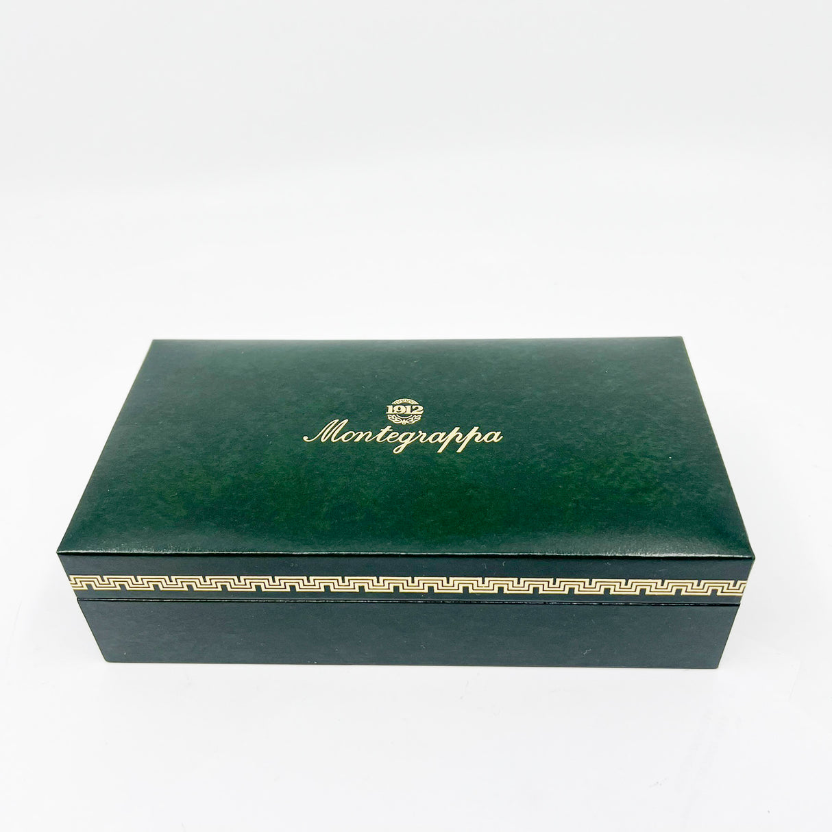 Montegrappa Espressione  Lustrous Red Celluloid Facetted Ballpoint Pen - Sterling Silver Clip and Trim