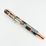 Monteverde Regatta Black Mother of Pearl Ltd Ed Fountain  Pen - Medium Blackened Stainless Steel Nib