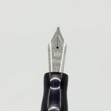 Krone Boulder Purple Haze Celluloid Fountain Pen - Fine 18kt Gold Nib
