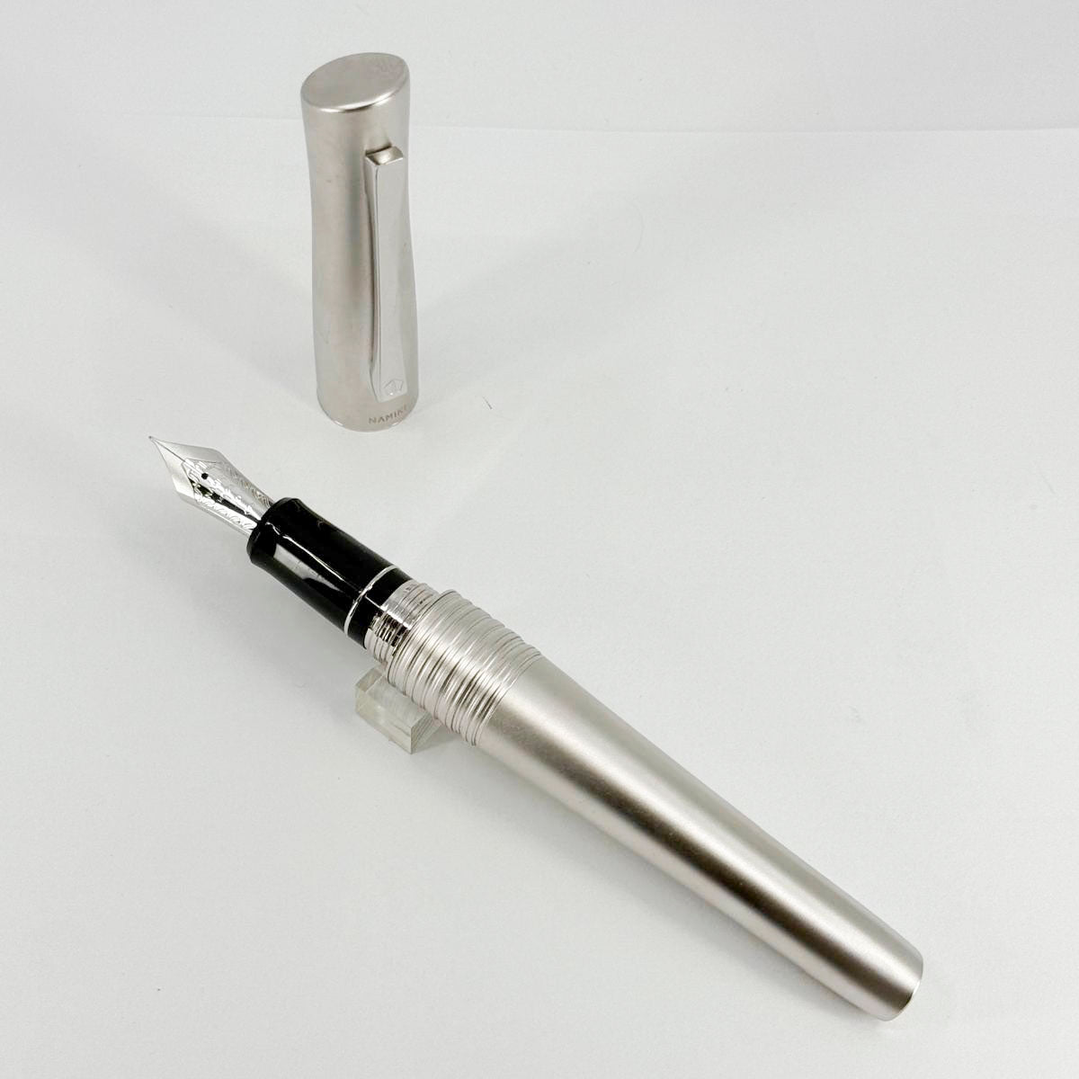 Pilot-Namiki Satin Finished Rhodium Bamboo Oversized Fountain Pen