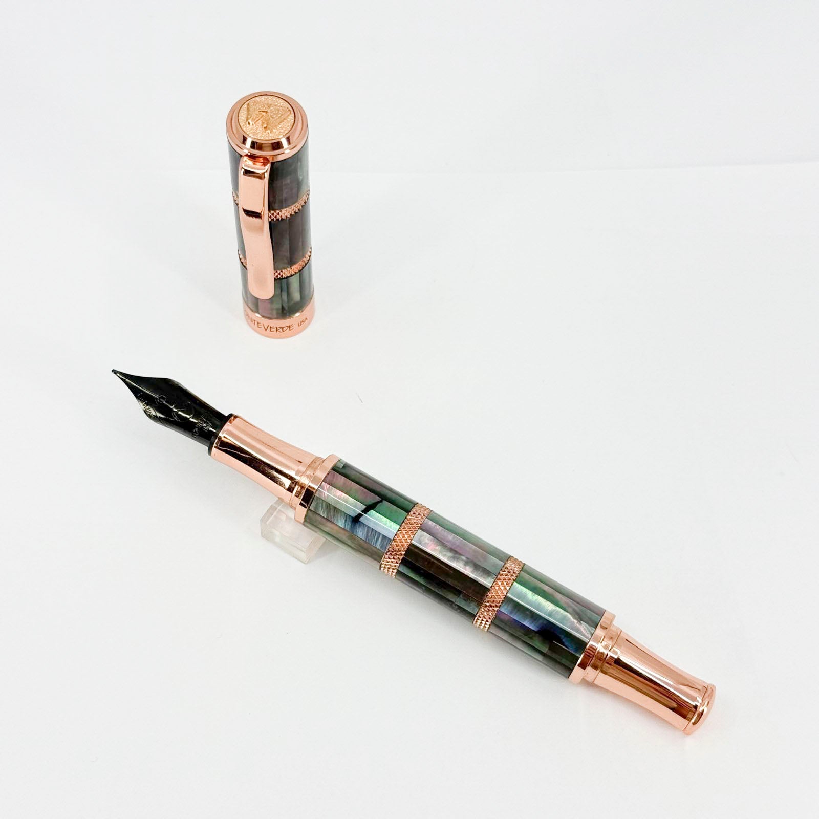 Monteverde Regatta Black Mother of Pearl Ltd Ed Fountain Pen