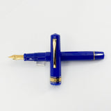 OMAS Milord Paragon Royal Blue Fountain Pen  - Broad 18kt Gold Nib