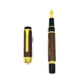 Sailor Kabazaiku Denshiro Cherry Wood Bark Fountain Pen - Medium/Fine 21kt Gold Nib