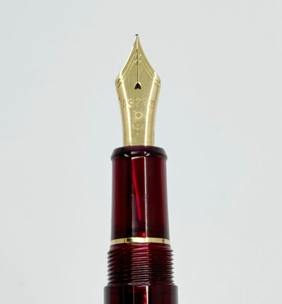 Platinum #3776 Century Bourgogne Fountain Pen - Medium 14kt Gold Nib