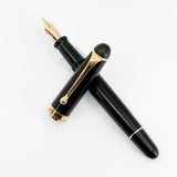 Aurora Matte Black Large #88 Fountain Pen- Medium 14kt Gold Nib