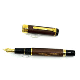 Sailor Kabazaiku Denshiro Cherry Wood Bark Fountain Pen - Medium/Fine 21kt Gold Nib