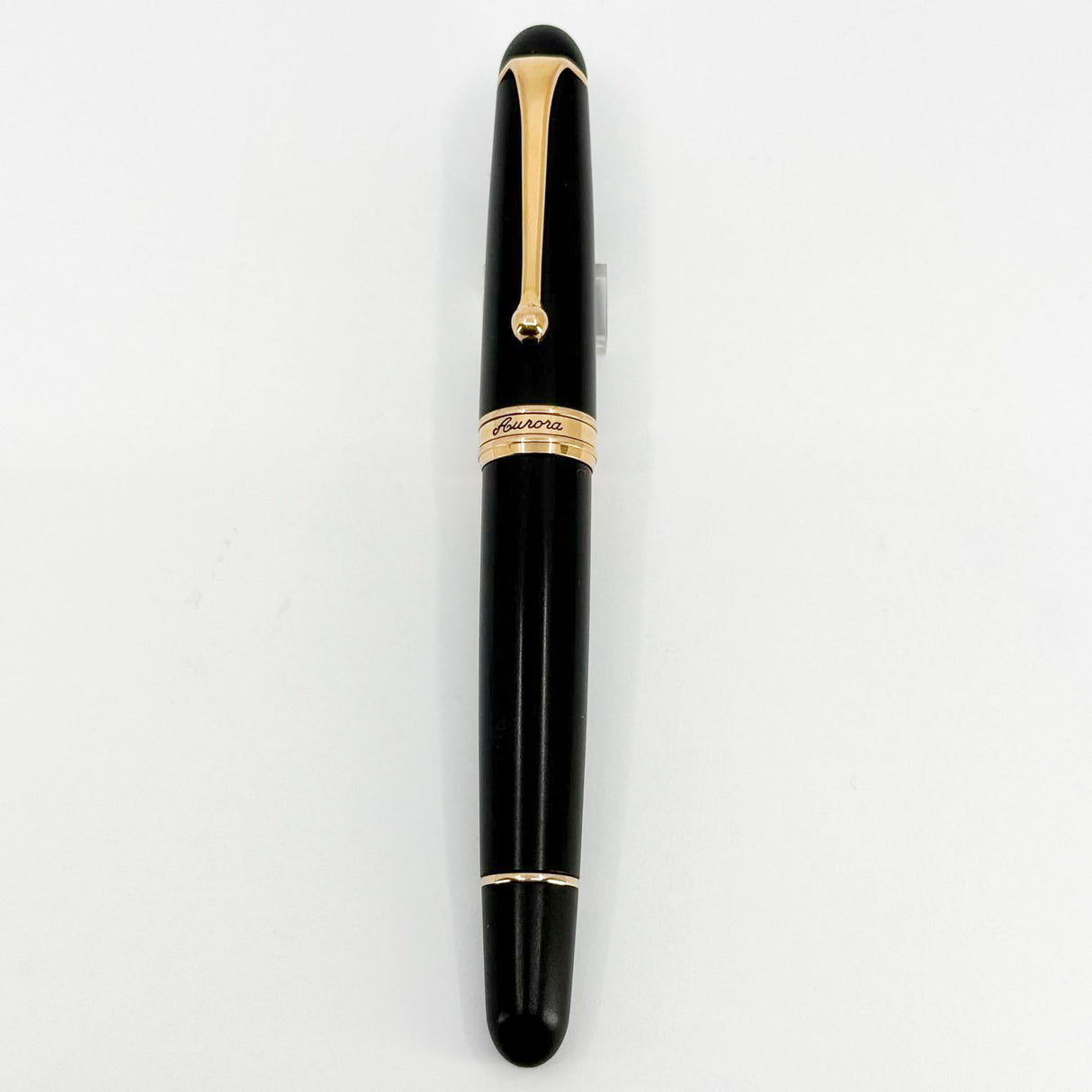 Aurora Matte Black Large #88 Fountain Pen- Medium 14kt Gold Nib