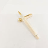 OMAS Ivory Vegetal Resin Bibliotheque Nationale Fountain Pen - Medium 18kt Gold Nib
